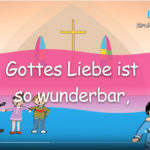 Screenshot von YouTube-Lied "Gottes Liebe ist so wunderbar"